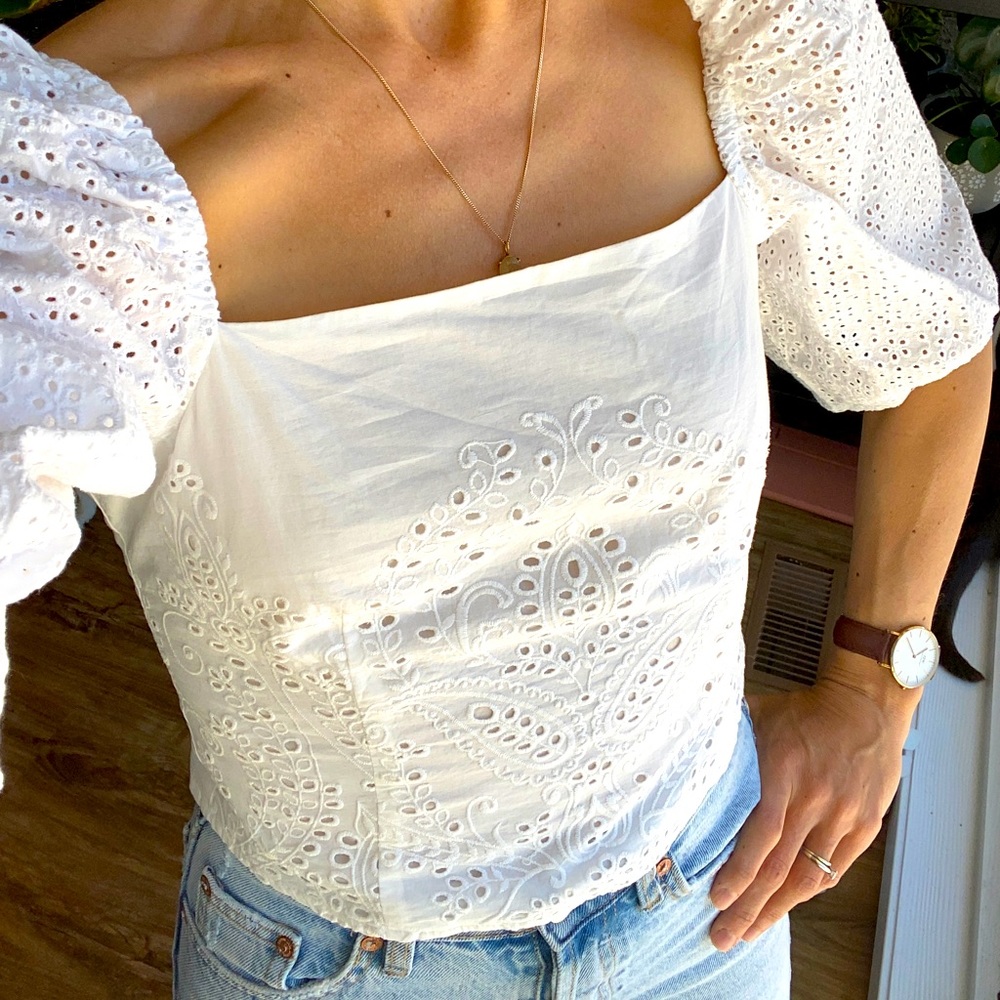 Embroidered blouse